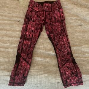 lululemon crop tights size 2